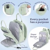 image:imageRUVALINO Baby Diaper Bag Backpack with Changing Pad RedGreenBlueMint Green