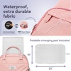 image:imageRUVALINO Baby Diaper Bag Backpack with Changing Pad RedGreenBluePink