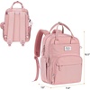 image:imageRUVALINO Baby Diaper Bag Backpack with Changing Pad RedGreenBluePink