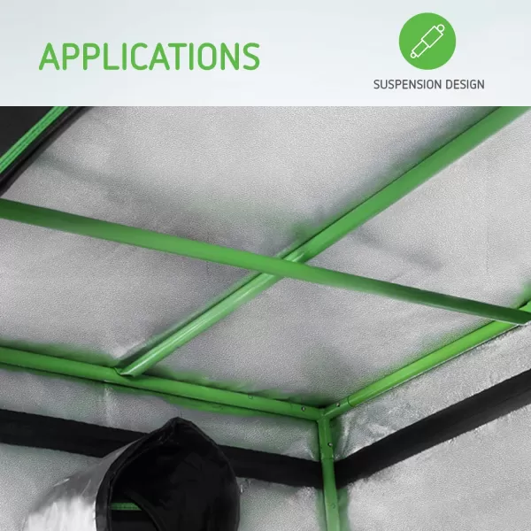 VIVOSUN Grow Tent Support Pole, Hanging Bar for 4 by 4 Tent