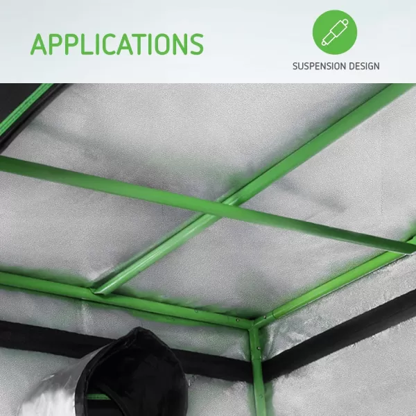 VIVOSUN Grow Tent Support Pole, Hanging Bar for 4 by 4 Tent