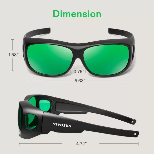 VIVOSUN Indoor Hydroponics Grow Room Glasses with Glasses Case