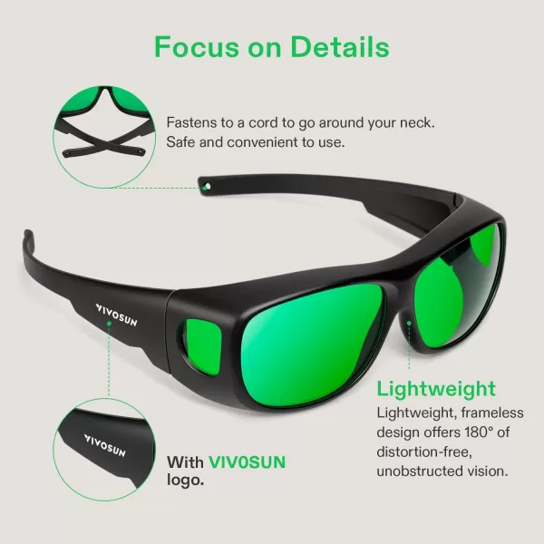 VIVOSUN Indoor Hydroponics Grow Room Glasses with Glasses Case