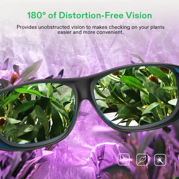 VIVOSUN Indoor Hydroponics Grow Room Glasses with Glasses Case