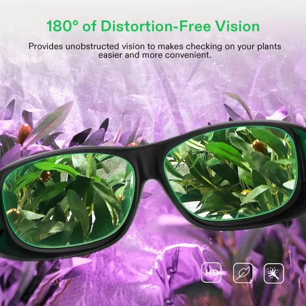 VIVOSUN Indoor Hydroponics Grow Room Glasses with Glasses Case