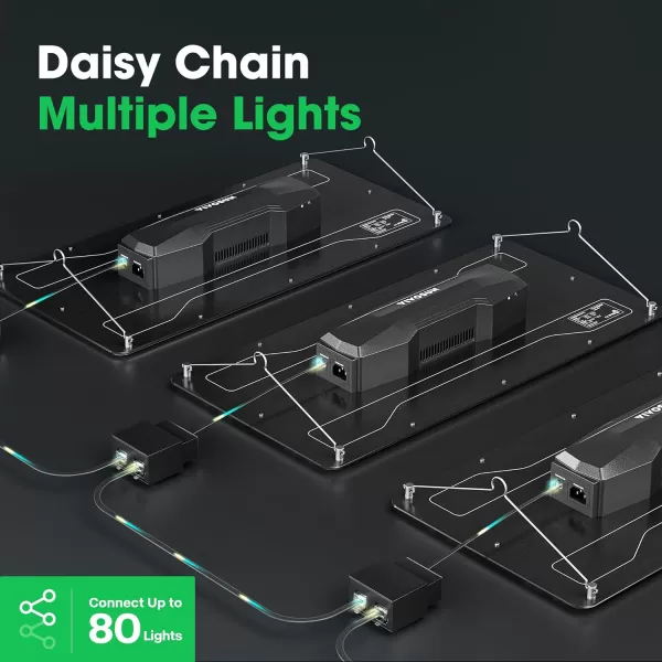 VIVOSUN VS1500 LED Grow Light with Samsung LM301 Diodes &amp; Daisy Chain Driver Dimmable Lights Sunlike Full Spectrum for Indoor Plants Seedling Veg and Bloom Plant Grow Lamps for 3x3 Grow Tent
