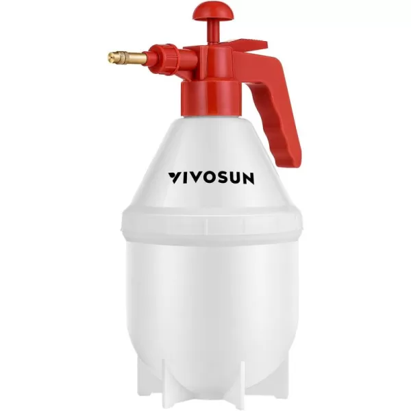 VIVOSUN 0.4 Gallon Handheld Garden Pump Sprayer, 50 oz Gallon Lawn &amp; Garden Pressure Water Spray Bottle with Adjustable Brass Nozzle, for Plants and Other Cleaning Solutions 
