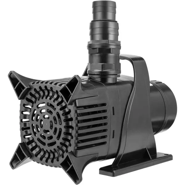 VIVOSUN 1982 GPH Submersible Water Pump, 110W Pond Pump, Ultra Quiet Aquarium Pump with 14.8FT Lift Height for Pond, Waterfall, Fish Tank, Statuary, Hydroponic