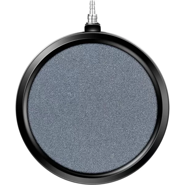 VIVOSUN Air Stone Disc 4 x 4 Inch with Shell and Sucker for Aquarium, Fish Tank and Hydroponics Air Pump