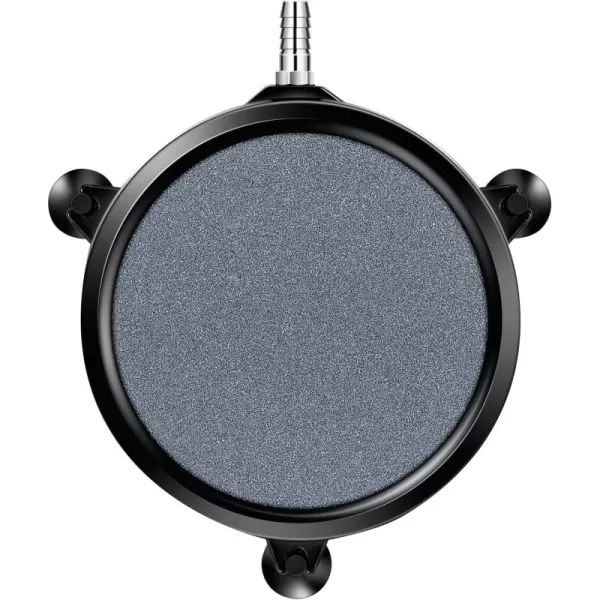 VIVOSUN Air Stone Disc 4 x 4 Inch with Shell and Sucker for Aquarium, Fish Tank and Hydroponics Air Pump