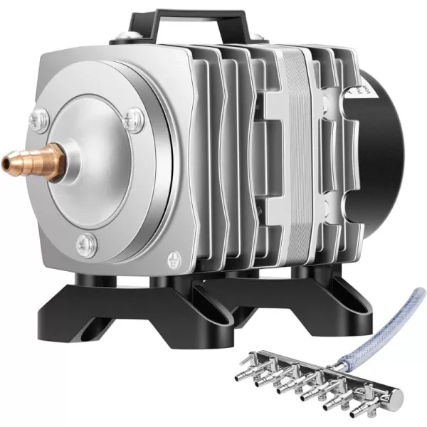VIVOSUN Commercial Air Pump 1110 GPH 8 Outlet 40W 70L/min for Aquarium and Hydroponic Systems