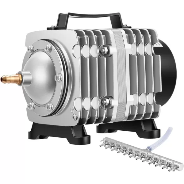 VIVOSUN Commercial Air Pump 1110 GPH 8 Outlet 40W 70L/min for Aquarium and Hydroponic Systems