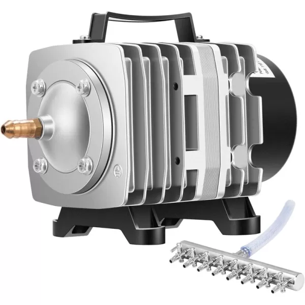 VIVOSUN Commercial Air Pump 1110 GPH 8 Outlet 40W 70L/min for Aquarium and Hydroponic Systems