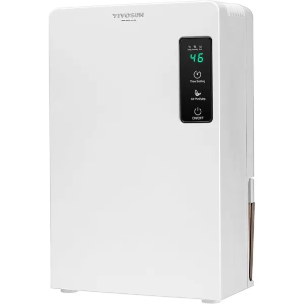 VIVOSUN Small Space Mini Dehumidifier for Grow Tent Closets Bathroom and Basement