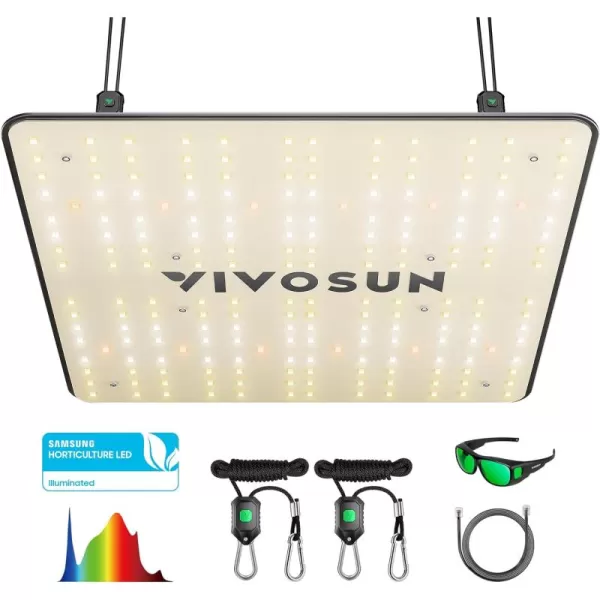 VIVOSUN VS1000 LED Grow Light with Samsung LM301 Diodes &amp; Sosen Driver Dimmable Lights Sunlike Full Spectrum for Indoor Plants Seedling Veg and Bloom Lamps for 2x2/3x3 Tent