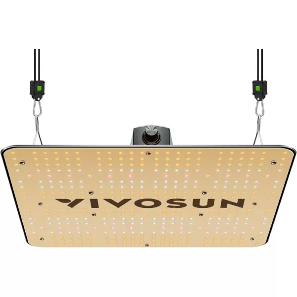 VIVOSUN VS1500 LED Grow Light with Samsung LM301 Diodes &amp; Daisy Chain Driver Dimmable Lights Sunlike Full Spectrum for Indoor Plants Seedling Veg and Bloom Plant Grow Lamps for 3x3 Grow Tent