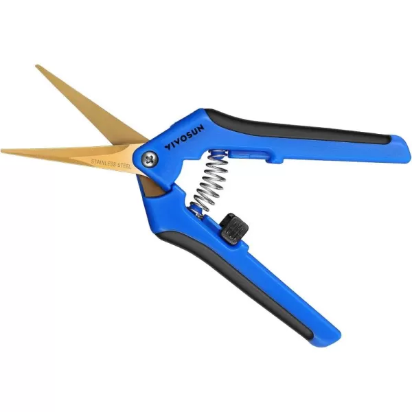 VIVOSUN 12-Pack 6.5 Inch Gardening Scissors Hand Pruner Pruning Shear with Titanium Coated Curved Precision Blades
