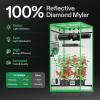 imageVIVOSUN 32quotx32quotx63quot Mylar Hydroponic Grow Tent with VS1000E LED Grow Light Grow Tent with Observation Window and Floor Tray 2 x 2 FT LED Plant Light with Samsung Diodes