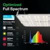 imageVIVOSUN 36quotx36quotx72quot Hydroponic Mylar Grow Tent with VS1000E LED Grow Light 3 x 3 Grow Tent with Observation Window and Floor Tray LED Plant Light with Samsung Diodes