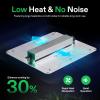 imageVIVOSUN 36quotx36quotx72quot Hydroponic Mylar Grow Tent with VS1000E LED Grow Light 3 x 3 Grow Tent with Observation Window and Floor Tray LED Plant Light with Samsung Diodes