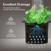imageVIVOSUN 4 x 2 Complete Grow Tent Kit  4 Inch 203 CFM Air Filtration Kit 4 x 2 Grow Tent 5Pack 5 Gallon Grow Bags 5 x 15 Trellis Netting and Hygrometer