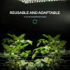 imageVIVOSUN 4 x 2 Complete Grow Tent Kit  4 Inch 203 CFM Air Filtration Kit 4 x 2 Grow Tent 5Pack 5 Gallon Grow Bags 5 x 15 Trellis Netting and Hygrometer