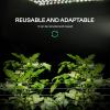 imageVIVOSUN 4x8 Grow Tent 96quotx48quotx72quot Roof Cube Tent VS2000 LED Grow Light with Samsung LM301H Diodes 8 Inch 720 CFM Inline Fan 5Pack 5 Gallon Grow Bags HeavyDuty Polyester Plant Trellis Netting