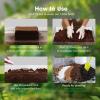 imageVIVOSUN 5Pack 7 Gallon Grow Bags and Coco Coir Brick 14lbs 100 Natural Organic Compressed Coconut Coir Fiber with Low EC PH Balance ampamp High Nutrition Coconut Fiber Substrate Coconut Soil for Pla