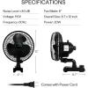 imageVIVOSUN Grow Tent Complete System 2 x 2 ft Grow Tent Kit and AeroWave A6 Grow Tent Clip Fan with VS1000 Led Grow Light 4 Inch 190CFM Inline Fan Carbon Filter and 8ft Ducting Combo 24quot x 24quot x 48