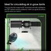 imageVIVOSUN S224 2x2 Grow Tent and AeroWave A6 Grow Tent Clip Fan Kit High Reflective Mylar for Hydroponics Indoor Plant Patented Portable Auto Oscillating Fan 6Black
