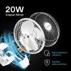 imageVIVOSUN S448 4x4 Grow Tent and AeroWave A6 Grow Tent Clip Fan Kit High Reflective Mylar for Hydroponics Indoor Plant Patented Portable Auto Oscillating Fan 6