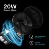 imageVIVOSUN S558 5x5 Grow Tent and AeroWave A6 Grow Tent Clip Fan Kit High Reflective Mylar for Hydroponics Indoor Plant Patented Portable Auto Oscillating Fan 6Black