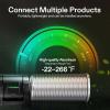 imageVIVOSUN S848 4x8 Grow Tent Smart Kit with AeroLight 100W LED Grow Light with Circulation Fan AeroZesh S6 6inch 405CFM Inline Duct Fan GrowHub E42 6 Inch Carbon Filter and Air Ducting