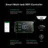 imageVIVOSUN S848 4x8 Grow Tent Smart Kit with AeroLight 100W LED Grow Light with Circulation Fan AeroZesh S6 6inch 405CFM Inline Duct Fan GrowHub E42 6 Inch Carbon Filter and Air Ducting