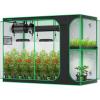 imageVIVOSUN 108X48X80 2 in 1 Grow Tent 400W LED Grow Light 8 Inch Inline Fan 8 Inch Carbon Filter and Ducting