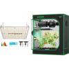 imageVIVOSUN 30quotx18quotx36quot Mylar Hydroponic Grow Tent with VS1000E LED Grow Light with Observation Window and Floor Tray for Indoor Plant Growing LED Light with Samsung Diodes and Sunlike Full Spectrum