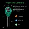 imageVIVOSUN 3in1 Digital pH Meter with ATC Soil Tester for Moisture pH and LightIndoor and Outdoor Use