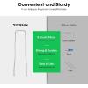 imageVIVOSUN 65 Inch Gardening Scissors Hand Pruner Pruning Shear and 55 Inch 50 Garden Stakes Landscape Staples UShaped Pins for Barrier Fabric Ground Cover