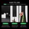 imageVIVOSUN Black and White Panda Film and Two Packs Heavy Duty Peel ampamp Stick Zipper Combo Blackout Tarp for Warm House