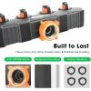 imageVIVOSUN Garden Hose Splitter 4 Way Heavy Duty Water Hose Connector and Garden Hose Splitter 2 Way Heavy Duty Upgraded Highly Durable Dual Water Hose Connector Faucet Adapter
