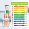 imageVIVOSUN PH Meter Digital PH Tester Pen and Soil Tester 3in1 Plant Moisture Meter Light and PH Tester for Home Garden Lawn Farm Indoor and Outdoor Use