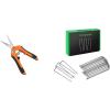 imageVIVOSUN 65 Inch Gardening Scissors Hand Pruner Pruning Shear and 55 Inch 50 Garden Stakes Landscape Staples UShaped Pins for Barrier Fabric Ground Cover
