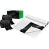 imageVIVOSUN Black and White Panda Film and Two Packs Heavy Duty Peel ampamp Stick Zipper Combo Blackout Tarp for Warm House