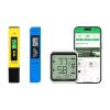 imageVIVOSUN Digital pH and TDS Meter Kits and AeroLab THB1 Wireless Bluetooth Hygrometer Thermometer Indoor Smart Temperature Monitor Digital Humidity Meter LCD Remote App Control ampamp Alert Data Storage