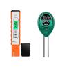 imageVIVOSUN PH Meter Digital PH Tester Pen and Soil Tester 3in1 Plant Moisture Meter Light and PH Tester for Home Garden Lawn Farm Indoor and Outdoor Use