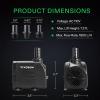 imageVIVOSUN 480GPH Submersible Pump1800LH 25W and 7 Day Programmable Digital Timer with Dual Outlet 20 OnOff UL Listed Heavy Duty Plugin Outlet Timer with Countdown Setting Indoor for Lamp Fan H