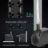 imageVIVOSUN 480GPH Submersible Pump1800LH 25W and 7 Day Programmable Digital Timer with Dual Outlet 20 OnOff UL Listed Heavy Duty Plugin Outlet Timer with Countdown Setting Indoor for Lamp Fan H