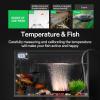 imageVIVOSUN 800GPH Submersible Pump ampamp 1Pack LCD Digital Aquarium Thermometer Ultra Quiet Water Pump with 10ft High Lift for Fish Tank Pond Aquarium Statuary Hydroponics