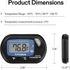 imageVIVOSUN 800GPH Submersible Pump ampamp 1Pack LCD Digital Aquarium Thermometer Ultra Quiet Water Pump with 10ft High Lift for Fish Tank Pond Aquarium Statuary Hydroponics