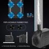 imageVIVOSUN 800GPH Submersible Pump3000LH 24W and 660GPH Submersible Water Pump 2500LH 35W aquarium pump Ultra Quiet Fountain Pump with 82ft25m High Lift for Fish Tank